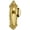 Lifetime Brass, variant on Grandeur Gvcedn_Psg_234 Grande Victorian Solid Brass Rose Passage Door Knob Set - Brass