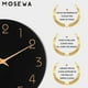 thumbnail image 4 of Reloj de pared digital silencioso. Sencillo reloj de pared decorativo de 10 pulgadas para sala de estar y cocina., 4 of 6
