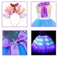 thumbnail image 5 of Déguisement de Fille Mermaid Tutu Lumineux à DEL Cadeaux Mermaid Robe de Princesse pour Halloween Cadeau d'Anniversaire 2-10 Ans, 5 of 5