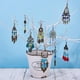 thumbnail image 5 of Pendientes de perlas con borlas y lentejuelas circulares de araña, 5 of 9