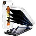 thumbnail image 1 of Protector de pantalla de privacidad MRGLAS para iPhone 16 Pro, paquete de 4, 1 of 6