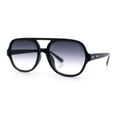 thumbnail image 2 of Vintage Style Retro Iconic Plastic Racer Hipster Sunglasses Black - Smoke, 2 of 4