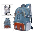 thumbnail image 2 of GobdXE Back To School Unisex Student Solid Multi Strap Tactical Backpack Large Capacity Water Resistant Daypack Size:One Size, 2 of 9