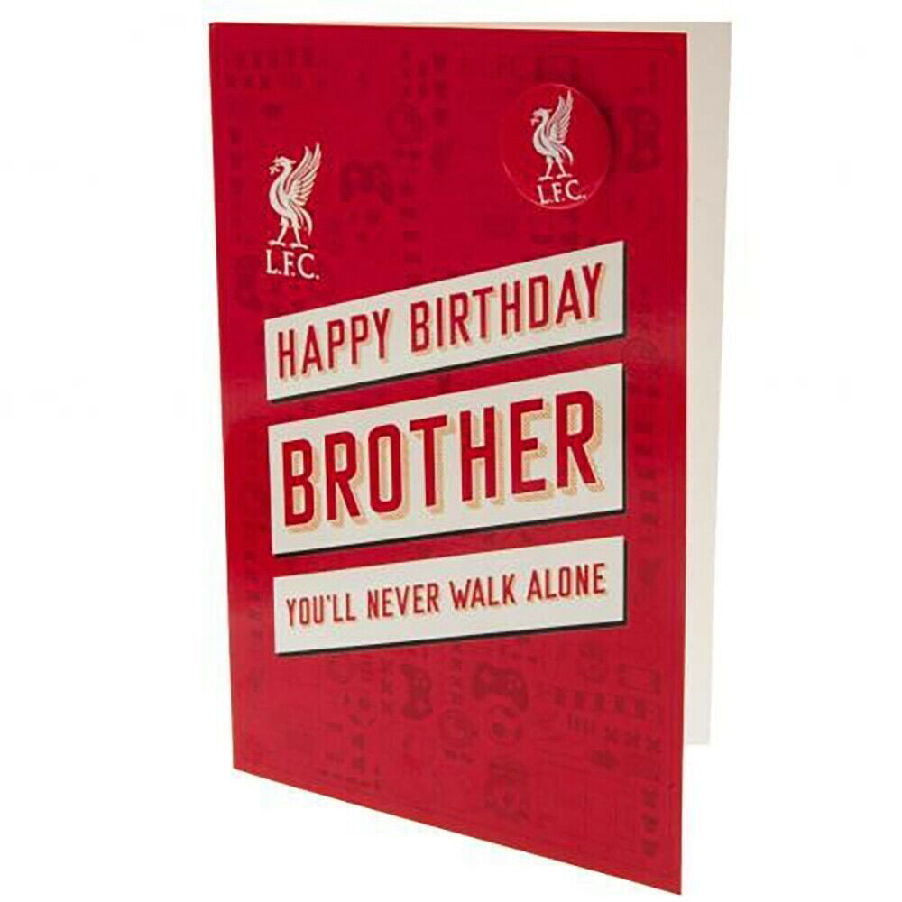 Liverpool F.C Personalised Birthday Card YNWA 