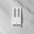 thumbnail image 3 of Paquete de 2 soportes para teléfono móvil, ajustables y plegables, para escritorio, compatibles con iPhone, Kindle y smartphones (blanco)., 3 of 5