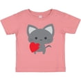 thumbnail image 3 of Inktastic Heart Cat Boys or Girls Baby T-Shirt, 3 of 5