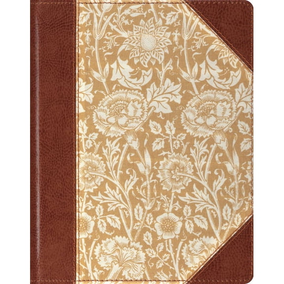 Single Column Journaling Bible-ESV-Antique Floral Design, (Hardcover)