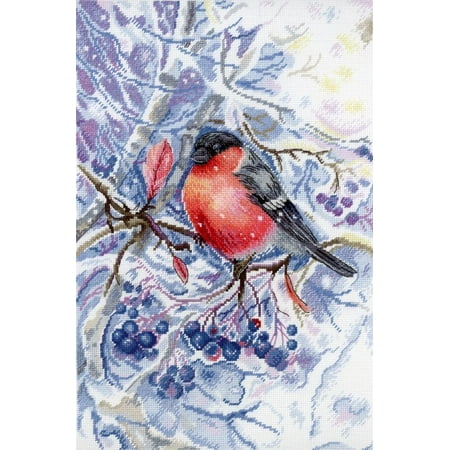 UPC: 4627128731065 | In the Snowing Forest SNV-665 Counted Cross-Stitch kit by MP Studia Christmas theme