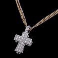 thumbnail image 5 of Ladies Woman Crystal Dimante Crucifix Pendant Necklace Chain Religious Charm, 5 of 8