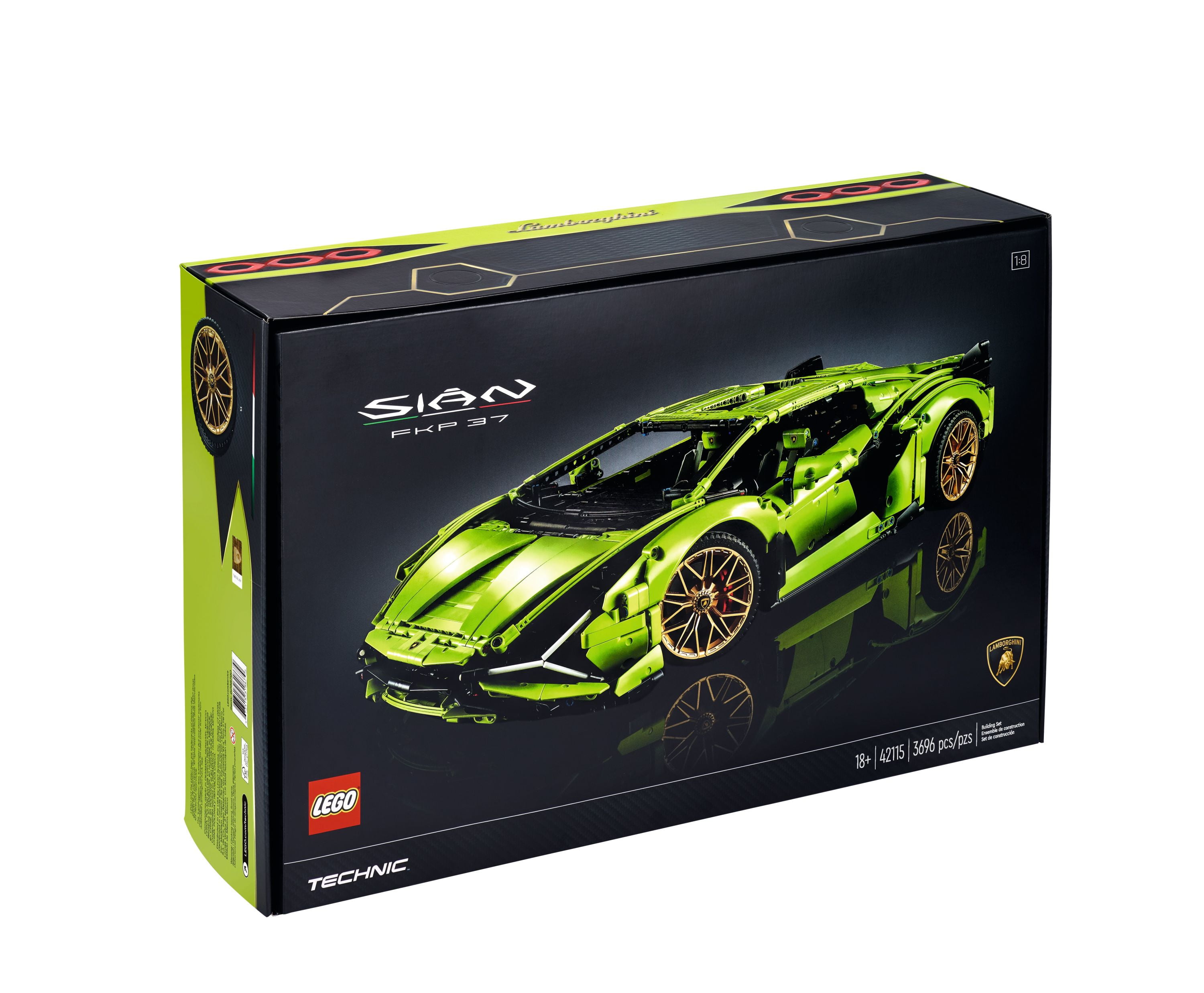 Ekstrem frost Memo LEGO Technic Lamborghini Sián FKP 37 42115 Building Set - Classic Super Car  Model Kit, Exotic Eye-Catching Display, Home or Office Décor, Ideal for  Adults or Car Enthusiasts - Walmart.com