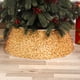 thumbnail image 3 of Cubierta de base de árbol de Navidad brillante Monstrate dorado, 3 of 6