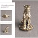 thumbnail image 4 of unbranded De Leopardo En Latón Dorado Para Embellecer Y Estantes En Casa, 4 of 8