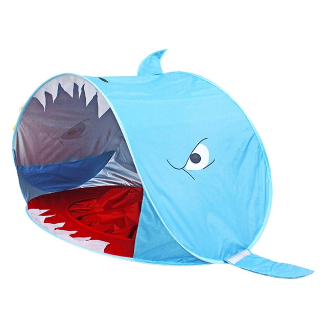 Tente Pop-Up Requin Extérieure Tente de Plage pour Bébé Enfants Soleil