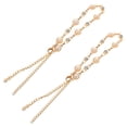 thumbnail image 3 of 1 par de cadenas de perlas desmontables para zapatos de tacón alto, antideslizantes, con borlas y diamantes de imitación, para mujer, accesorios de calzado de fiesta, 3 of 7