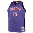 thumbnail image 2 of Men's Mitchell & Ness Vince Carter Purple Toronto Raptors Big & Tall 1999/00 Hardwood Classics Swingman Jersey, 2 of 3