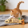 thumbnail image 4 of Catnip Fish Cat Toy – Interactive Plush Kicker for Kittens & Adult Cats (Squeaky, Chewable, Self-Play), 4 of 6