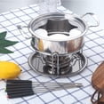 thumbnail image 4 of Juego de 10 piezas de acero inoxidable para fundir chocolate y fondue de queso, accesorios de cocina, 4 of 7