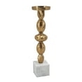 thumbnail image 4 of A&B Home Aluminum Diamond Stem Pillar Holder - 4.5" x 4.5" x 17.1" - Gold/White, 4 of 5
