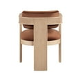 thumbnail image 6 of Meridian Furniture Sacha Cognac Velvet Dining Chair (Set of 2), 6 of 9