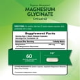 thumbnail image 3 of Magnesium Glycinate Capsules | 200mg | 60 Count | Non-GMO, Gluten Free Supplement | by Nature's Truth, 3 of 7