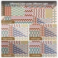 thumbnail image 7 of 8x10 Modern Geometric Bauhaus Grey Washable Area Rug for Living Room, Bedroom, Playroom– Low Pile, Non-Slip, Stain-Resistant, 7 of 7