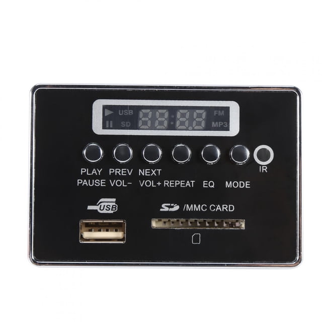 Módulo MP3 Decodificador De MP3 DC12V De Doble Canal SD TF WMA/WAV Para Disco Flash Usb Con Función De Radio ANGGREK Eléctricas