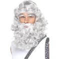 thumbnail image 2 of Mount Olympus Zeus Neptune Greek God Grey Beard And Eyebrows Costume Accessory, 2 of 2