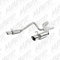 MBRP 05-09 Ford Shelby GT500 / GT Dual Split Rear Race Version, T409 4in Tips Exhaust System Fits select: 2005-2010 FORD MUSTANG GT