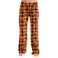 thumbnail image 6 of Trgacdwlo Funny Pumpkin Graphic Halloween Pajamas Women Pants Loungewear Fall Sleeping Pants Women Elastic Waist Baggy Comfy Womens Pajama Bottoms, 6 of 6