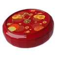 thumbnail image 1 of Luzkey Compartment Snack Serving Tray Appetizer Tray with Lid Container Snack Storage Holder for Wedding Kitchen New Year Party Nuts B, 1 of 8