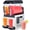 Black 700W 24L, variant on 12L Commercial Frozen Drink Machine - Stainless Steel Slushie Maker with Self Cleaning Function for Smoothies Cocktails and Margaritas