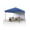 Blue, variant on Luku 10x10 FT Quick-Set Pop-Up Canopy Tent with 1 Removable Sidewall, Instant Outdoor Sun Shelter, One-Push Easy Setup, Adjustable Height, Waterproof UPF 50+ Oxford, Portable Event Tent