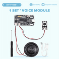 thumbnail image 4 of Recordable Sound Module 8M MP3 Button Control Music Voice Player Board with Speaker for DIY Greeting Card Gift Christmas, 4 of 8
