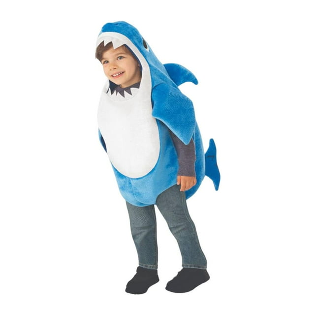 Disfraz de Tiburón para Diseño de Cremallera Traje Suave Vestido en Forma de Tiburón Cosplay Disfraz de Animales de Halloween para Fiestas Temát , Azul 110 CUTICAT Disfraz de tiburon