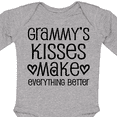 thumbnail image 4 of Inktastic Grammy Gift for Granddaughter Girls Long Sleeve Baby Bodysuit, 4 of 5