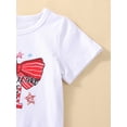 thumbnail image 6 of Genuiskids 2Pcs Summer Toddler Baby Girl 4th of July Clothes American USA Flag Stars and Stripes Sisters Independence Day Outfits, 6 of 9