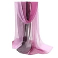 thumbnail image 2 of D-GROEE Long Chiffon Light Wedding Scarf Silky Gradient Color Party Shawl Spring Summer Beach Wrap for Women, 2 of 8