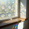 thumbnail image 2 of Unique Bargains Static Cling Floral 3D Prism Window Privacy Film White 39.4" x 23.6", 2 of 8
