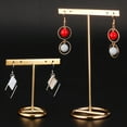 thumbnail image 4 of unbranded 2Ud Estantes Decorativos De Hierro Dorado Para Exhibir Pendientes Con Acabado Exquisito, 4 of 8
