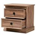 thumbnail image 2 of Bowery Hill Modern Wood 2-Drawer Wood Nightstand in Oak Brown, 2 of 8