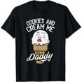 thumbnail image 1 of Cookies And Cream Me Daddy Lazy Halloween Costume Humor T-Shirt - As Picture - S, 1 of 2