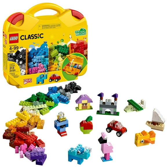 LEGO Classic Creative Suitcase 10713 - Includes Sorting Storage Organizer Case with Fun Colorful Building Bricks, Preschool Learning Toy for Kids to Play and Be Inspired by LEGO Masters