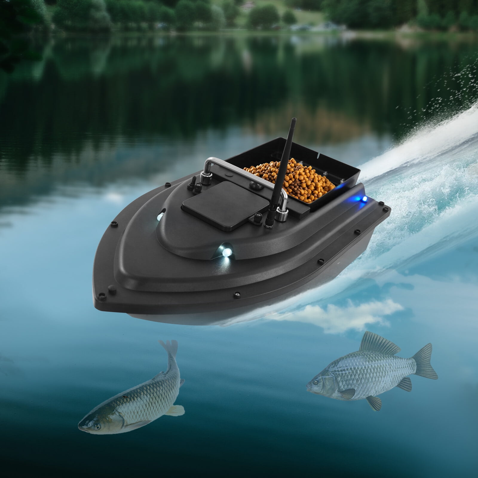 Bait Boat, Bait Boat with RC and GPS, Fishing Boat with RC and GPS