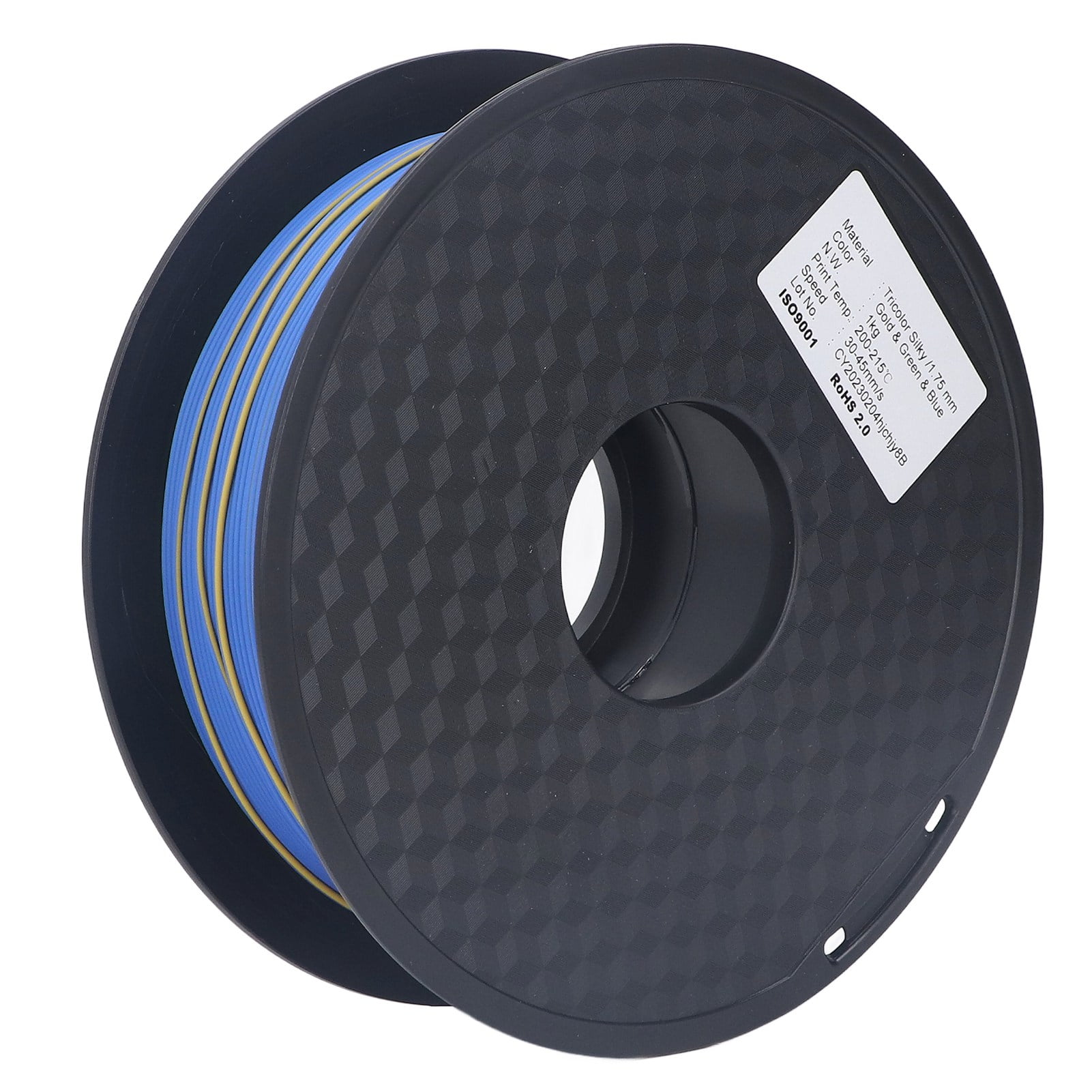 3D Printer Filament Tricolor Filament 1.75mm PLA Filament Consumable Printing Material for Model Crafting Bienvenido