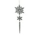 thumbnail image 2 of Adornos navideños de copos de nieve | Adornos colgantes de plástico blanco | Decoración para ventanas y fiestas | Colgantes de copos de nieve ligeros y duraderos | Decoración navideña para fiestas y, 2 of 6