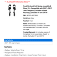 thumbnail image 2 of Front Strut and Coil Spring Assembly 2 Piece Kit - Compatible with 2007 - 2017 Jeep Compass (Excludes Offroad Package) (Excludes RT and S.R.T.4) 2008 2009 2010 2011 2012 2013 2014 2015 2016, 2 of 2