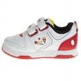 thumbnail image 2 of Disney Mickey Mouse Boys Sneakers. (Toddler Little Kids), White Red, Size: 5, 2 of 10