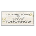 thumbnail image 4 of Stupell Industries Botanical Laundry Sign Text Typography Funny Quote Framed Wall Art, 30 x 13, Design by Kim Allen, 4 of 5