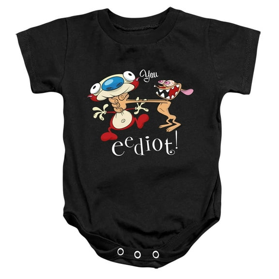 Ren And Stimpy You Eediot Unisex Infant Snap Suit for Baby