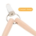 thumbnail image 3 of Raindrops 2Pcs Wood Drumstick Keychain Lightweight Portable Key Ring for Drummers Beige Color, 3 of 8